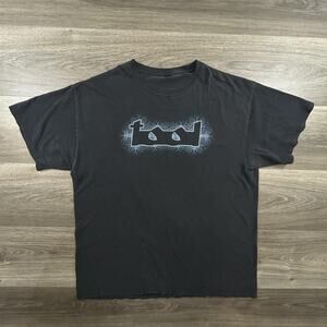 Vintage Tool Shirt Mens Large Laterus Nerve Endings Black Rock Tour Faded Y2K